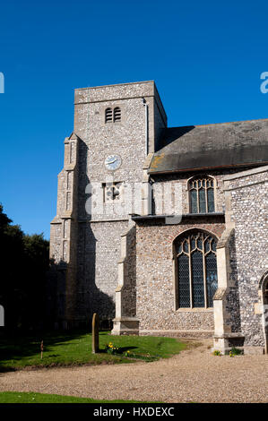 All Saints Church, Dornweiler, Norfolk, England, UK Stockfoto