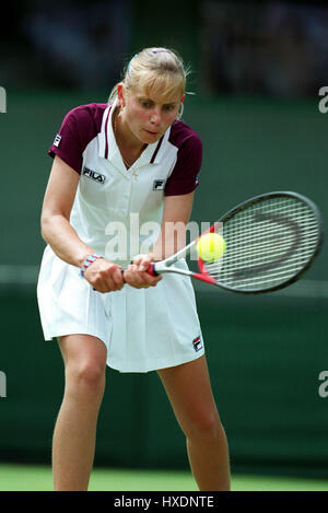 JELENA DOKIC WIMBLEDON 1999 22. Juni 1999 Stockfoto