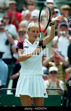 JELENA DOKIC WIMBLEDON 1999 22. Juni 1999 Stockfoto