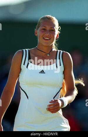 ANNA KOURNIKOVA WIMBLEDON 1999 24. Juni 1999 Stockfoto