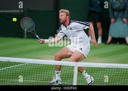 BORIS BECKER WIMBLEDON 1999 30. Juni 1999 Stockfoto