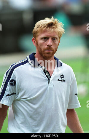 BORIS BECKER WIMBLEDON 1999 30. Juni 1999 Stockfoto