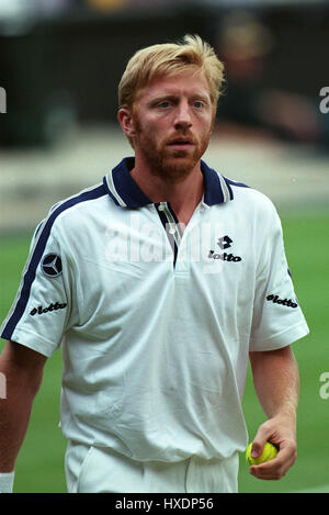 BORIS BECKER WIMBLEDON 1999 30. Juni 1999 Stockfoto