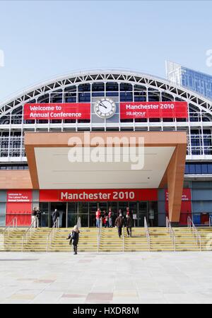 MANCHESTER zentrale ZENTRALKONFERENZ 26. September 2010 MANCHESTER Stadtzentrum von MANCHESTER ENGLAND Stockfoto