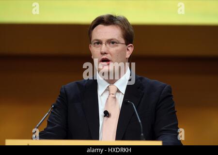 DANNY ALEXANDER MP CHEFSEKRETÄRIN, TREASUR 18. September 2011 der ICC BIRMINGHAM ENGLAND Stockfoto