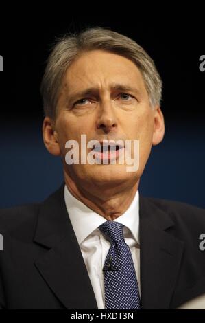 PHILIP HAMMOND MP VERKEHRSMINISTER 7. Oktober 2012 die ICC BIRMINGHAM ENGLAND Stockfoto