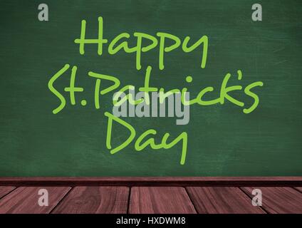 Digitalen Verbund aus Patricks Day green background 0003 Stockfoto