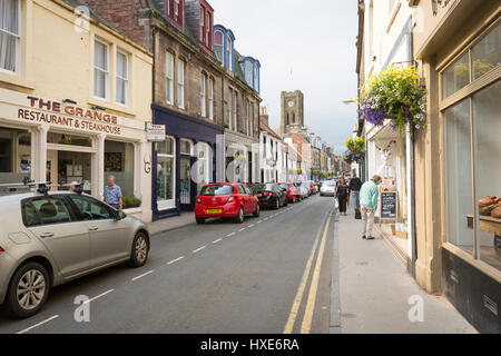 High Street, North Berwick, Schottland Stockfoto