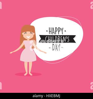Glückliche Kinder-Tag Stock Vektor