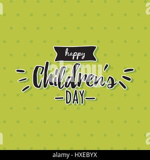 Glückliche Kinder-Tag Stock Vektor