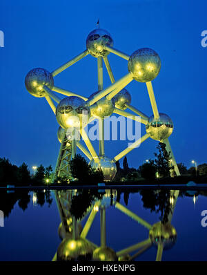 Das Atomium, Brüssel, Belgien. Stockfoto
