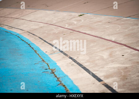 Roubaix, Frankreich. 23. März 2017. Das Velodrom von Roubaix in Roubaix, Frankreich. Es ist berühmt für die Ausrichtung der Oberfläche das Radrennen Paris – Roubaix. Stockfoto