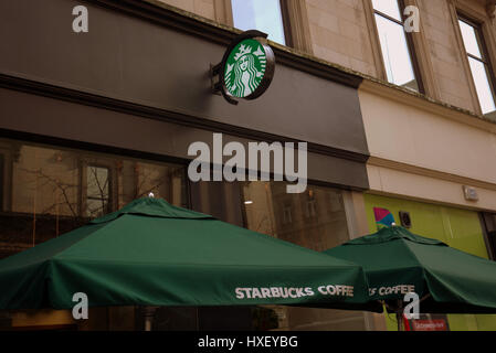 Starbucks Buchanan Street Glasgow Stockfoto