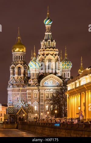 Die Kirche des Retters auf Blut Stockfoto