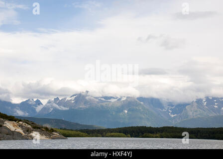 USA Alaska, The Glacier Point Wildnis Safari, Davidson Gletscher, Reiseziel, Alaska-Kreuzfahrt Stockfoto