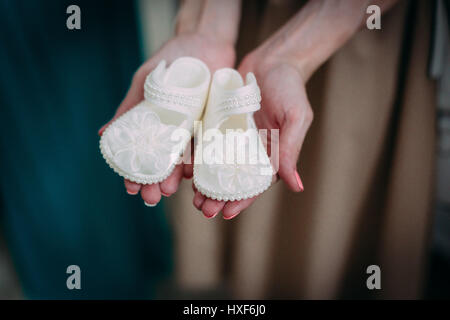 Booties für baby Stockfoto