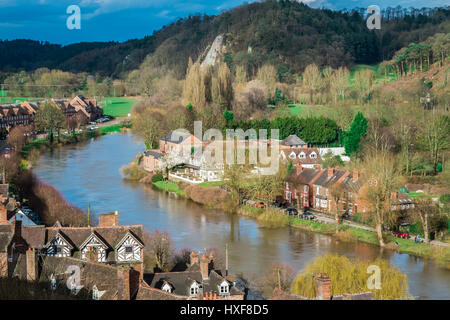 Bridgnorth Altstadt Stockfoto