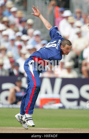 STEVE HARMISON ENGLAND & DURHAM CCC BRISTOL 19. Juni 2005 Stockfoto