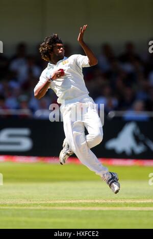 LASITH MALINGA ENGLAND V SRI LANKA 3. TEST TRENT BRIDGE NOTTINGHAM ENGLAND 3. Juni 2006 Stockfoto