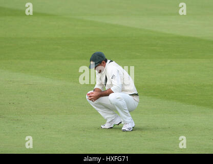 NIEDERGESCHLAGEN RICKY PONTING ENGLAND V Australien LORDS LONDON ENGLAND 18. Juli 2009 Stockfoto