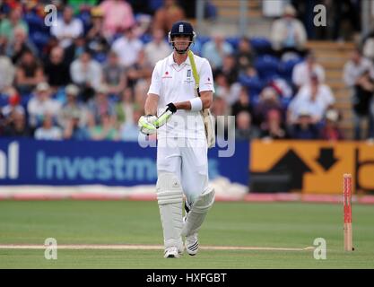 KEVIN PIETERSEN ENGLAND CARDIFF SWALEC Stadion SOPHIA Gärten WALES 12. Juli 2009 Stockfoto