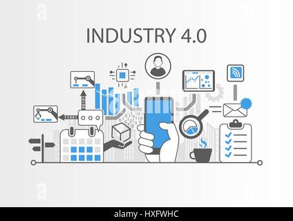 industrie 40 vektor illustration hintergrund als beispiel fr das internet der dinge technologie stockfoto - Industrie 40 Beispiele industrie 40 vektor illustration hintergrund als beispiel fr das internet der dinge technologie stockfoto - Industrie 40 Beispiele