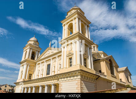 Duomo San Maurizio in Imperia, eine Stadt und Comune in der Region Ligurien, Italien. Stockfoto