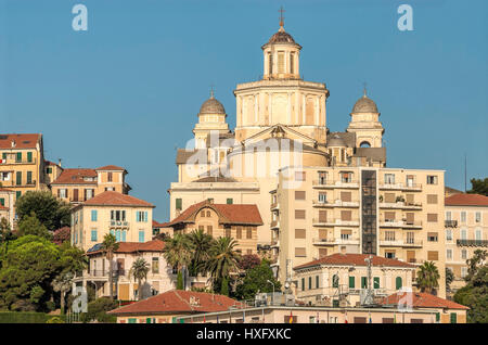 Duomo San Maurizio in Imperia, eine Stadt und Comune in der Region Ligurien, Italien. Stockfoto