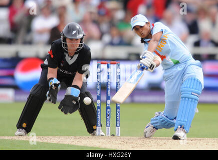 RACHEL Priester & AMITA SHARMA Neuseeland V Indien TRENT BRIDGE NOTTINGHAM ENGLAND 18. Juni 2009 Stockfoto