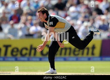 IAN BUTLER NEW ZEALAND TRENT BRIDGE NOTTINGHAM ENGLAND 11. Juni 2009 Stockfoto