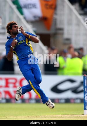 LASITH MALINGA SRI LANKA TRENT BRIDGE NOTTINGHAM ENGLAND 8. Juni 2009 Stockfoto
