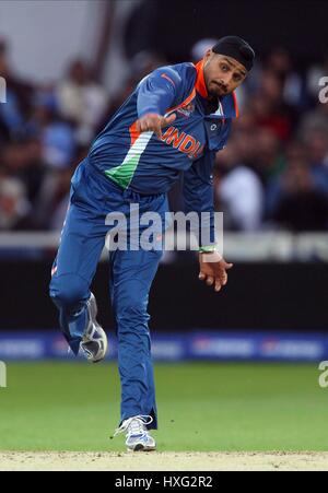 HARBHAJAN SINGH Indien TRENT BRIDGE NOTTINGHAM ENGLAND 6. Juni 2009 Stockfoto