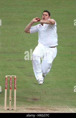 TIM BRESNAN ENGLAND & YORKSHIRE CCC die RIVERSIDE CHESTER-LE-STREET ENGLAND 18. Mai 2009 Stockfoto