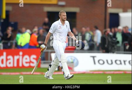 ANDREW FLINTOFF ENGLAND V Südafrika HEADINGLEY LEEDS ENGLAND 18. Juli 2008 Stockfoto