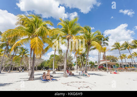 MIAMI, USA - 10. März 2017: Matheson Hängematte Park Beach in Miami, Florida, Vereinigte Staaten von Amerika Stockfoto