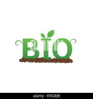 Bio-Beschriftung-set Stock Vektor