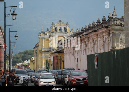 schöne Achoteture in Mittelamerika, nicaragua Stockfoto