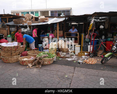 Marktplatz auf den Straßen von Nicaragua, bunte Kultur. Stockfoto