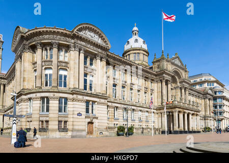 Die Sozialwohnung (unter Einbeziehung der Birmingham Museum and Art Gallery), Victoria Square, Birmingham, West Midlands, England, UK Stockfoto