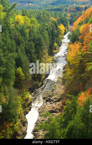 Quechee Gorge, Quechee State Park, Vermont Stockfoto