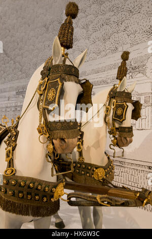 Kaiserliche Wagenburg Schönbrunn, Wien Stockfoto