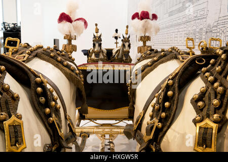 Kaiserliche Wagenburg Schönbrunn, Wien Stockfoto