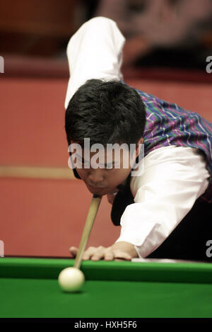 MARCU FU HONG KONG CRUCIBLE THEATRE SHEFFIELD 19. April 2005 Stockfoto