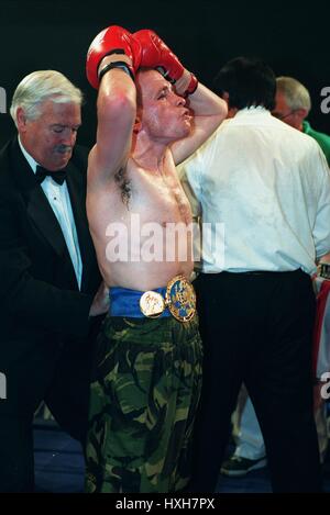 PAUL INGLE FEDERGEWICHT BOXER 30. August 1998 Stockfoto