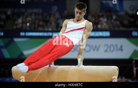 MAX WHITLOCK Männer Turnen Männer Gymnastik SECC HYDRO GLASGOW Schottland 28. Juli 2014 Stockfoto