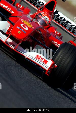 MICHAEL SCHUMACHER FERRARI 26. Mai 2002 Stockfoto