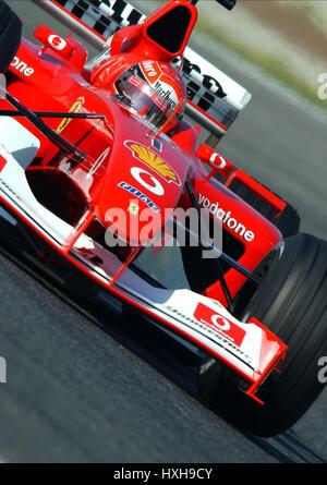 MICHAEL SCHUMACHER FERRARI 26. Mai 2002 Stockfoto