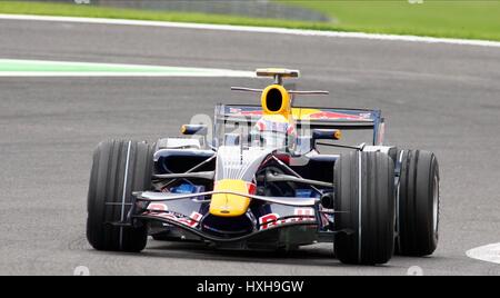 MARK WEBBER TEAM RED BULL SPA-FRANCORCHAMPS Belgien 5. September 2008 Stockfoto