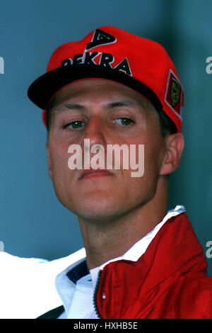 MICHAEL SCHUMACHER FERRARI 13. Juli 1998 Stockfoto