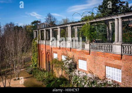 Hampstead Pergola & Hill Gardens in Hampstead Heath, London, UK Stockfoto